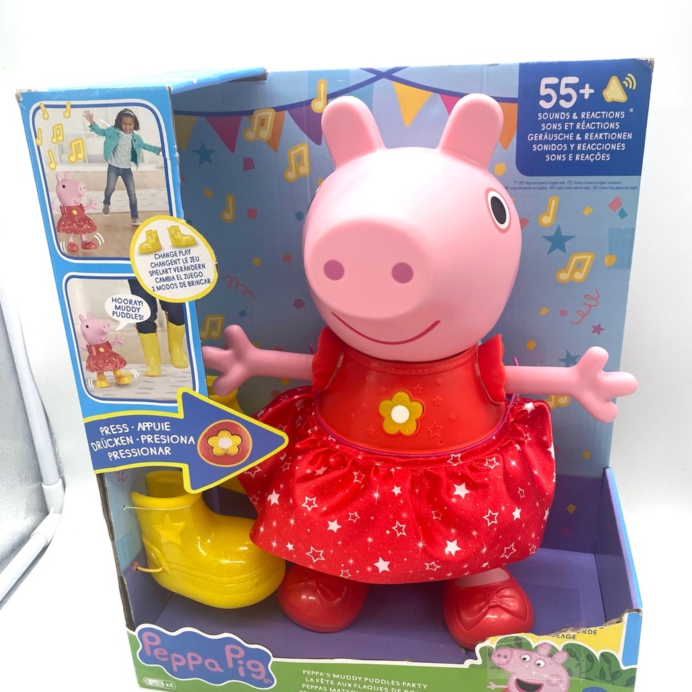 Peppa Pig Muddy Puddles Party interactive doll